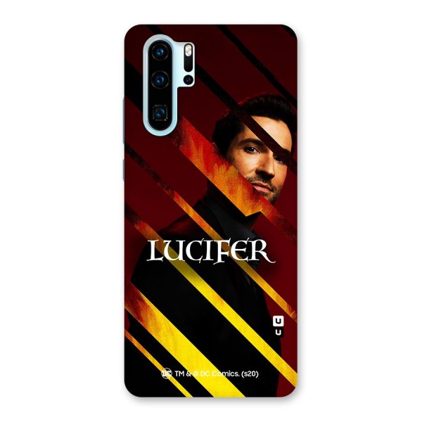 Lucifer Hell Stripes Back Case for Huawei P30 Pro
