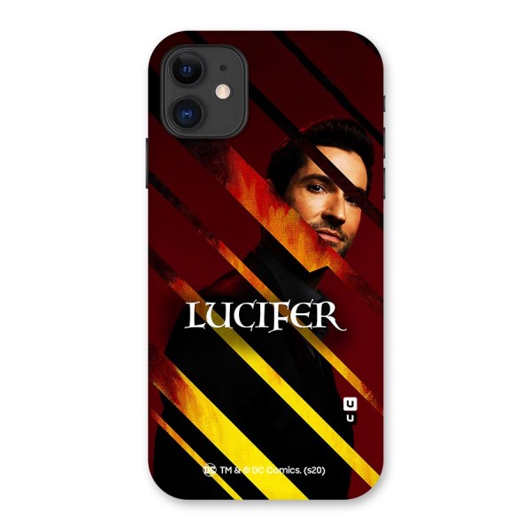 Lucifer Hell Stripes Back Case for iPhone 11