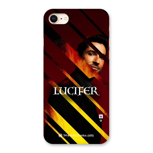 Lucifer Hell Stripes Back Case for iPhone 8