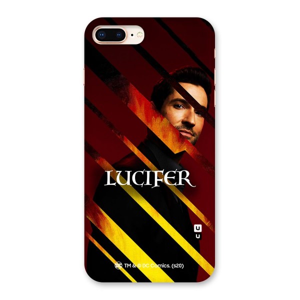 Lucifer Hell Stripes Back Case for iPhone 8 Plus
