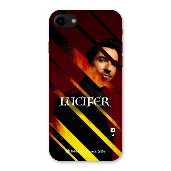 Lucifer Hell Stripes Back Case for iPhone SE 2020
