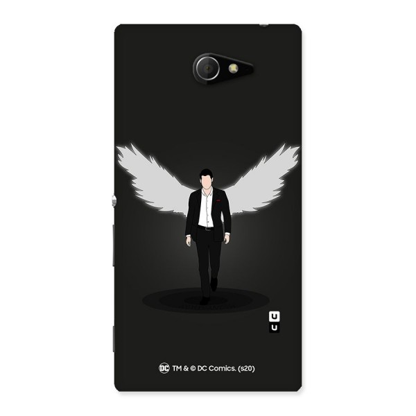 Lucifer Minimalistic Archangel Art Back Case for Sony Xperia M2