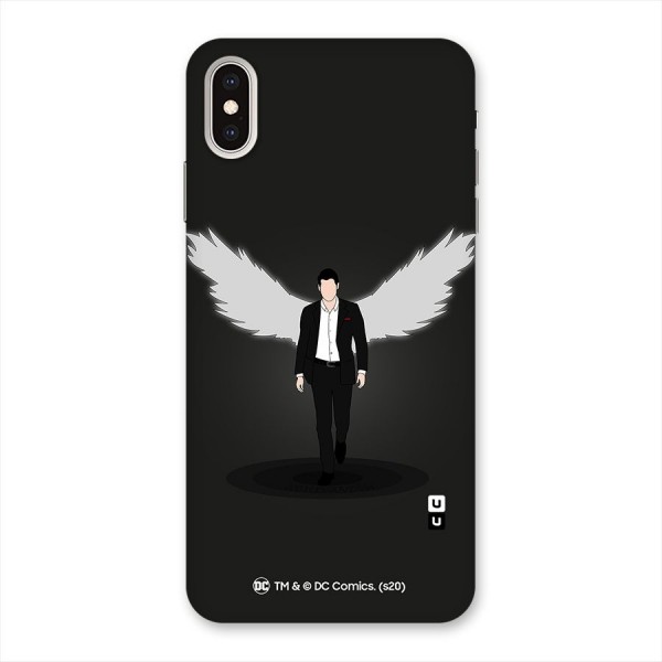 Lucifer Minimalistic Archangel Art Back Case for iPhone XS Max