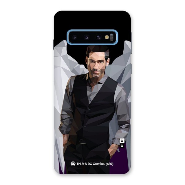 Lucifer Morningstar Art Abstract Back Case for Galaxy S10