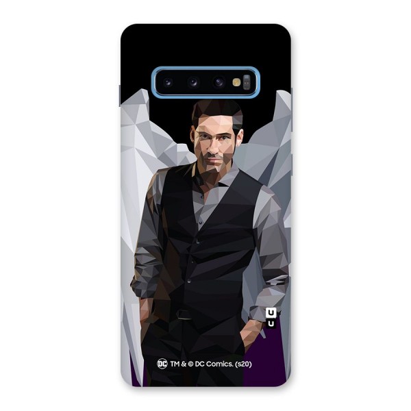 Lucifer Morningstar Art Abstract Back Case for Galaxy S10 Plus
