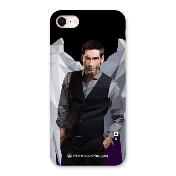 Lucifer Morningstar Art Abstract Back Case for iPhone 8