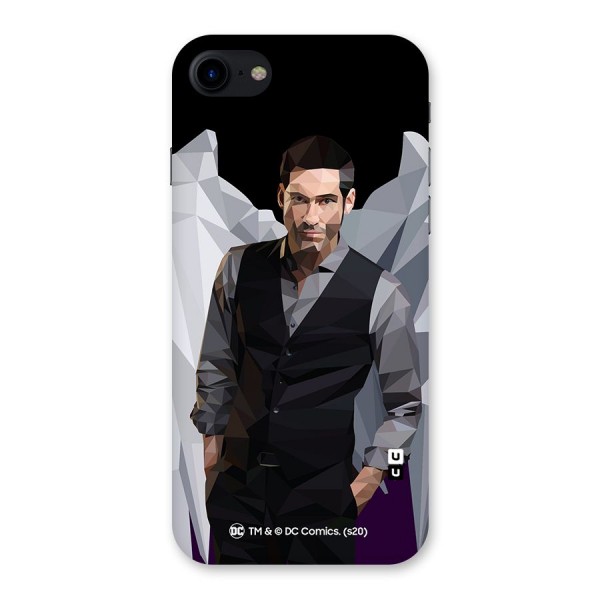 Lucifer Morningstar Art Abstract Back Case for iPhone SE 2020