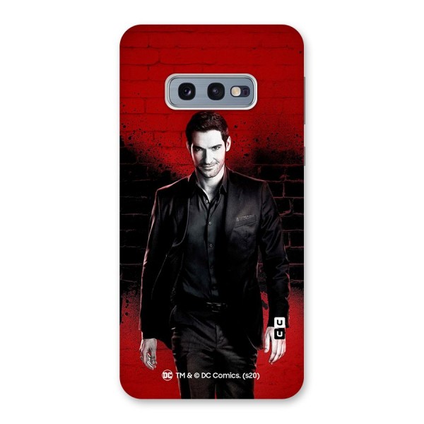 Lucifer Morningstar Wings Shadow Back Case for Galaxy S10e