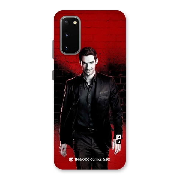 Lucifer Morningstar Wings Shadow Back Case for Galaxy S20