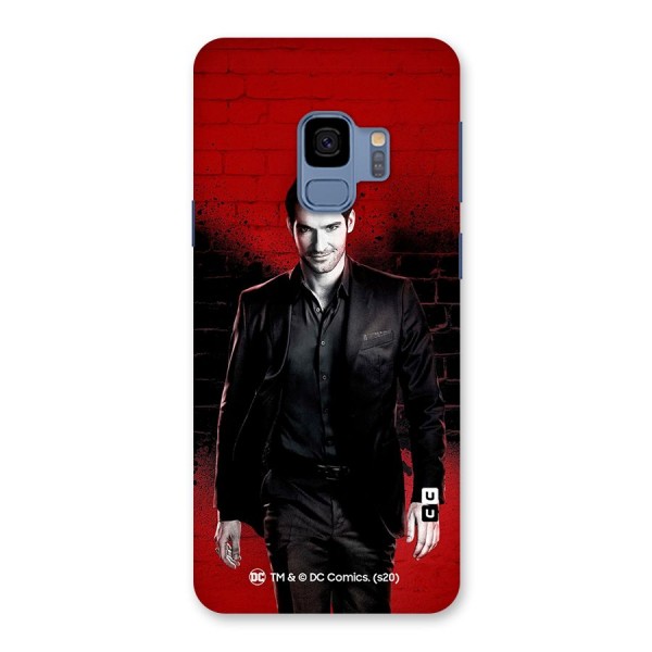 Lucifer Morningstar Wings Shadow Back Case for Galaxy S9