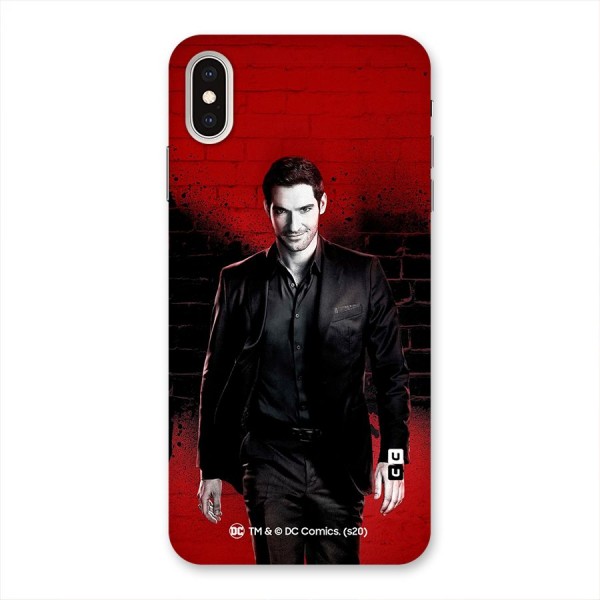 Lucifer Morningstar Wings Shadow Back Case for iPhone XS Max