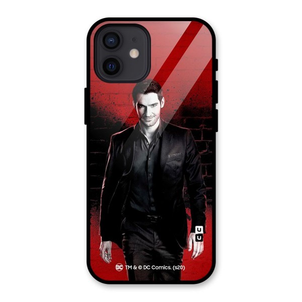 Lucifer Morningstar Wings Shadow Glass Back Case for iPhone 12