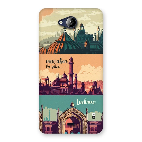 Lucknow City Back Case for Canvas Play Q355