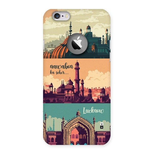 Lucknow City Back Case for iPhone 6 Logo Cut