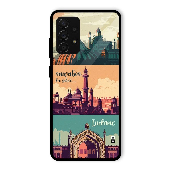 Lucknow City Glass Back Case for Galaxy A53 5G