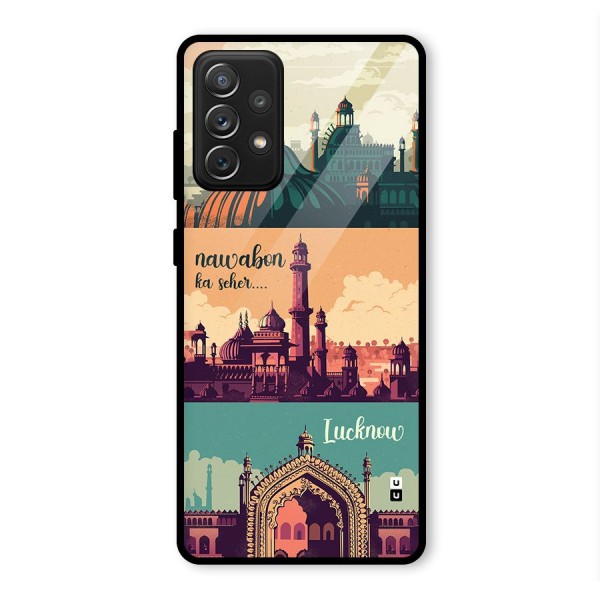 Lucknow City Glass Back Case for Galaxy A72