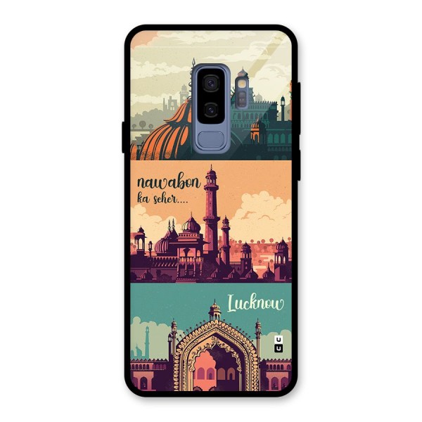 Lucknow City Glass Back Case for Galaxy S9 Plus