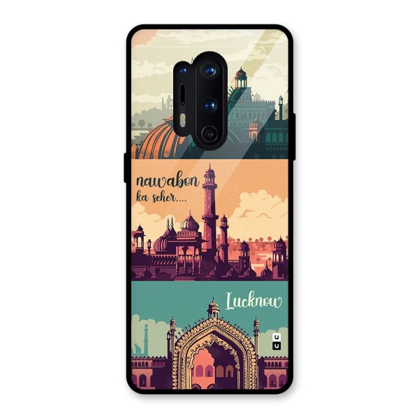 Lucknow City Glass Back Case for OnePlus 8 Pro