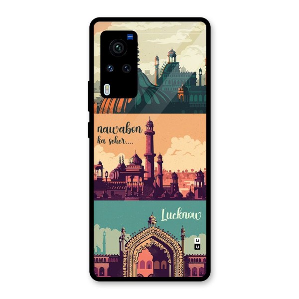 Lucknow City Glass Back Case for Vivo X60 Pro