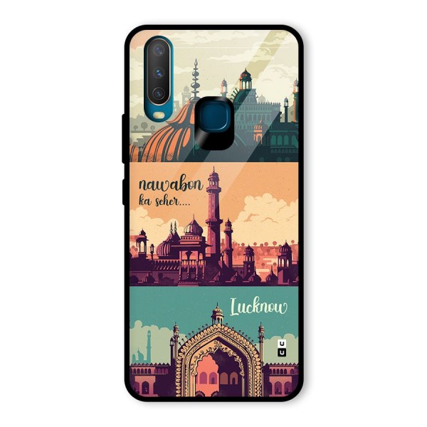 Lucknow City Glass Back Case for Vivo Y12
