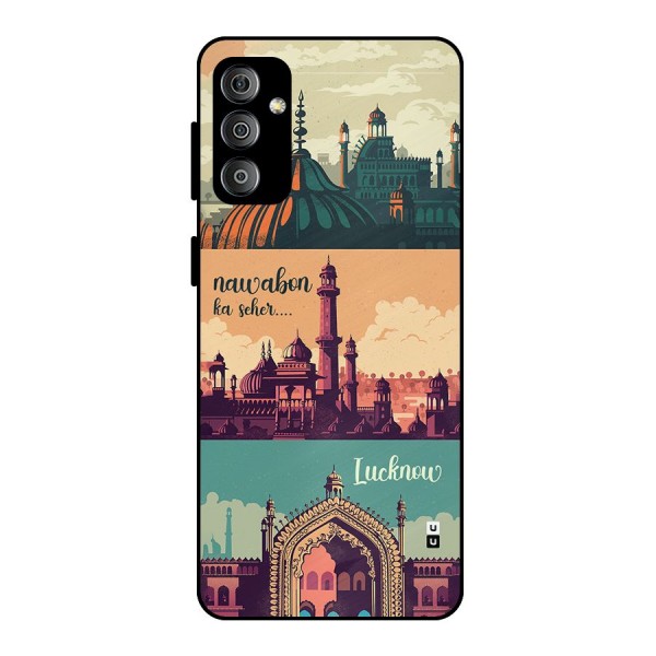 Lucknow City Metal Back Case for Galaxy F23