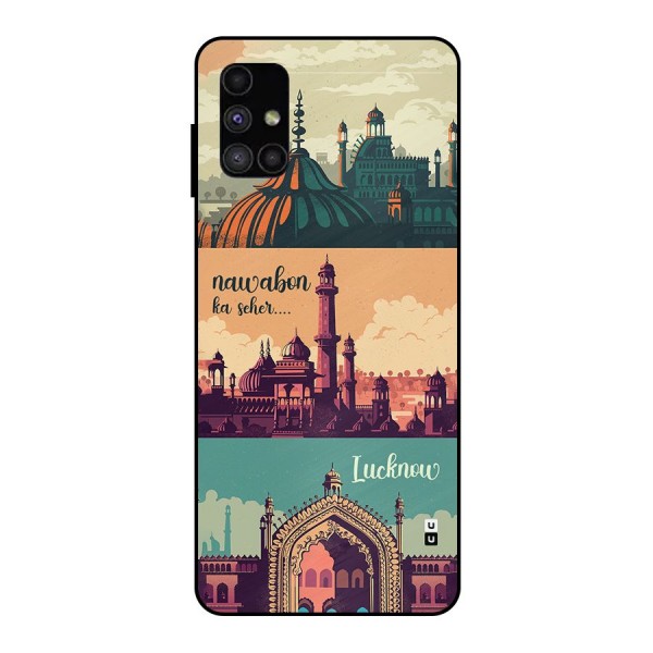 Lucknow City Metal Back Case for Galaxy M51