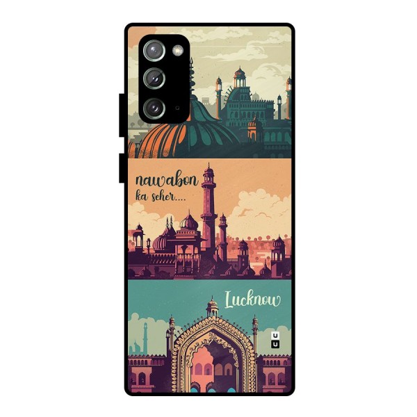 Lucknow City Metal Back Case for Galaxy Note 20