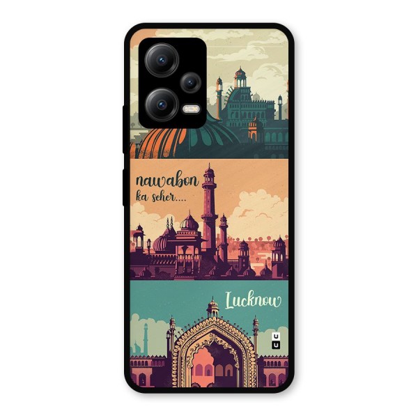 Lucknow City Metal Back Case for Poco X5