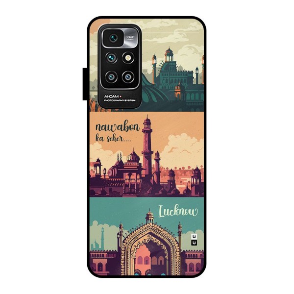 Lucknow City Metal Back Case for Redmi 10 Prime