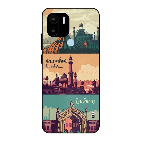 Lucknow City Metal Back Case for Redmi A1 Plus