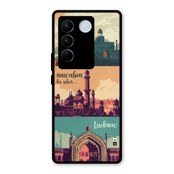 Lucknow City Metal Back Case for Vivo V27