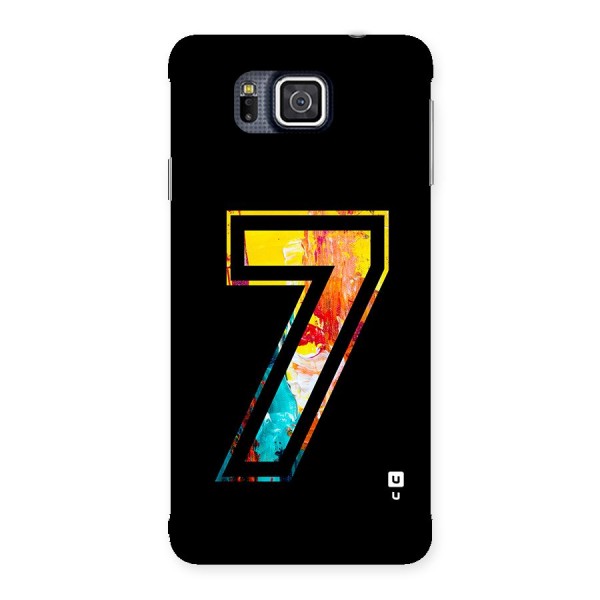 Lucky Number Back Case for Galaxy Alpha