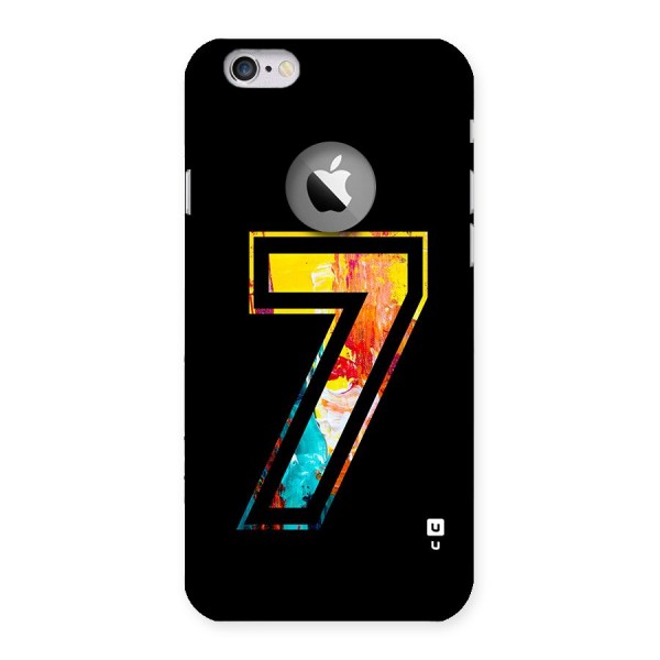 Lucky Number Back Case for iPhone 6 Logo Cut
