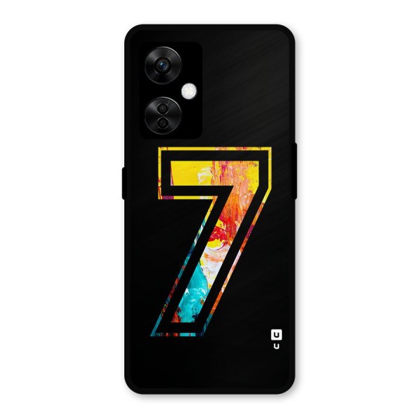 Lucky Number Metal Back Case for OnePlus Nord CE 3 Lite