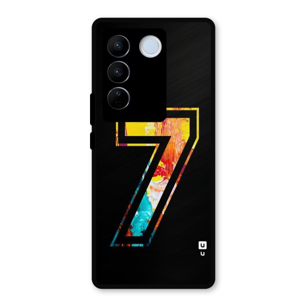 Lucky Number Metal Back Case for Vivo V27