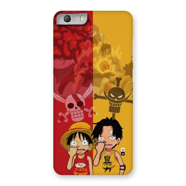 Luffy And Ace Back Case for Canvas Knight 2