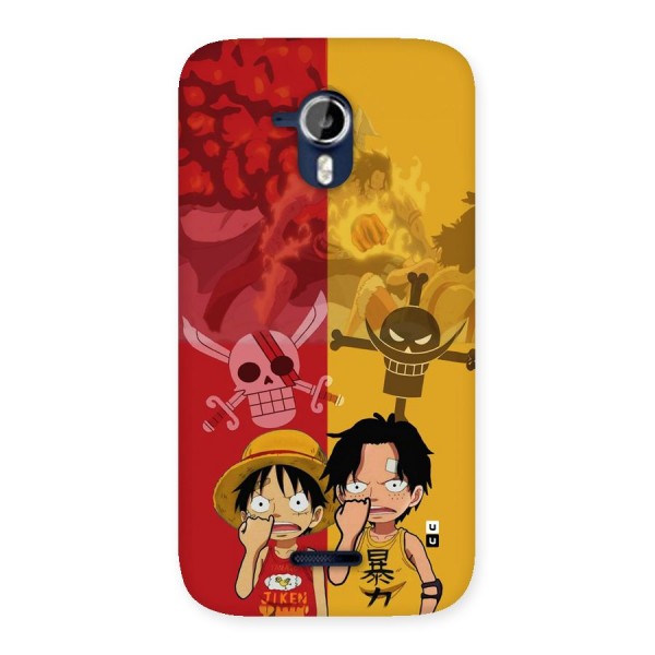 Luffy And Ace Back Case for Canvas Magnus A117