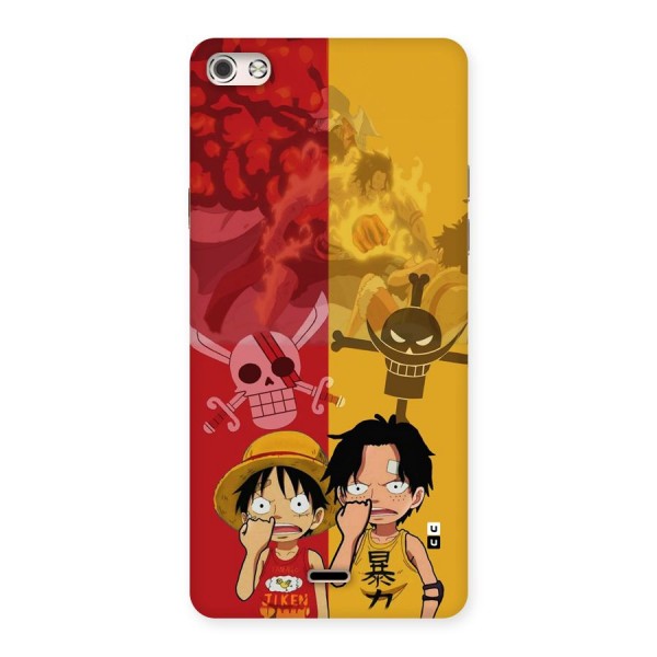 Luffy And Ace Back Case for Canvas Silver 5