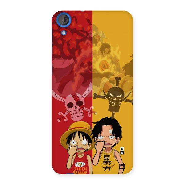 Luffy And Ace Back Case for Desire 820