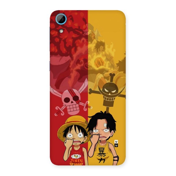 Luffy And Ace Back Case for Desire 826