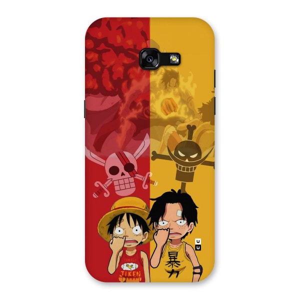 Luffy And Ace Back Case for Galaxy A5 2017