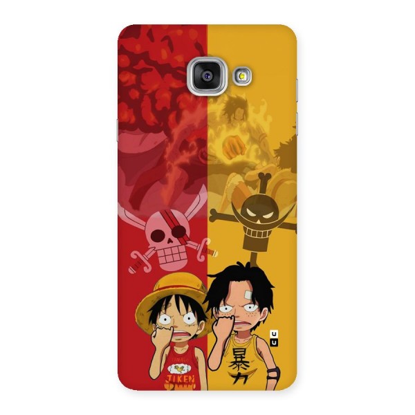 Luffy And Ace Back Case for Galaxy A7 (2016)