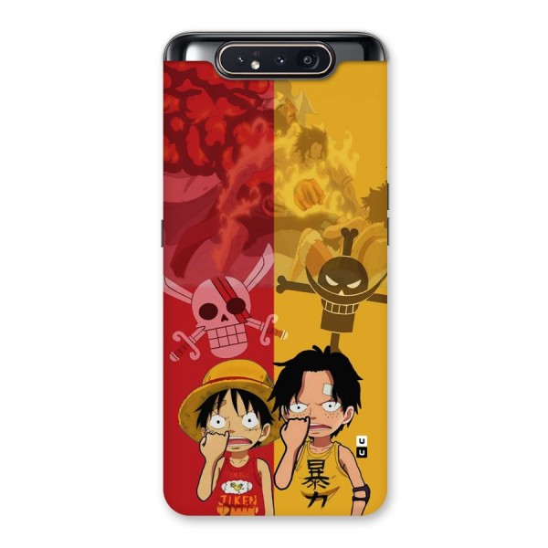 Luffy And Ace Back Case for Galaxy A80