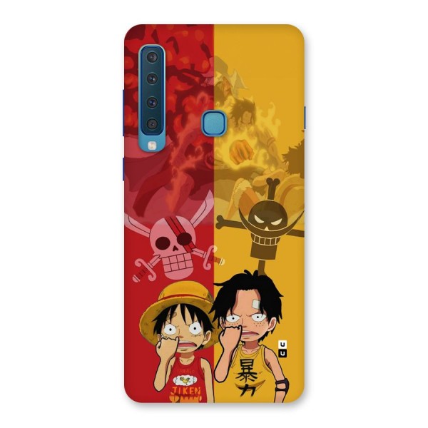 Luffy And Ace Back Case for Galaxy A9 (2018)