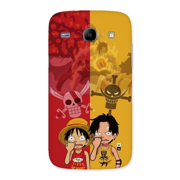 Luffy And Ace Back Case for Galaxy Core