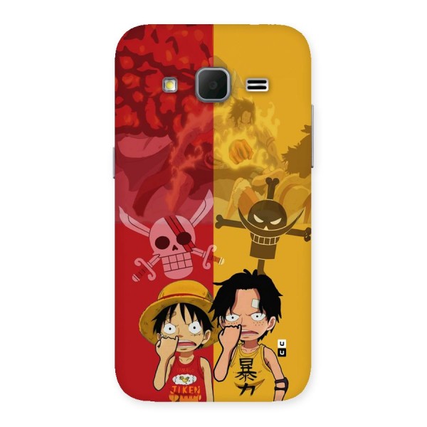 Luffy And Ace Back Case for Galaxy Core Prime