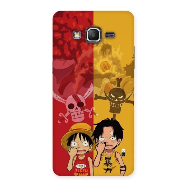 Luffy And Ace Back Case for Galaxy Grand Prime