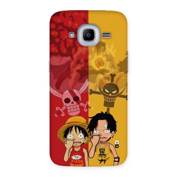 Luffy And Ace Back Case for Galaxy J2 2016