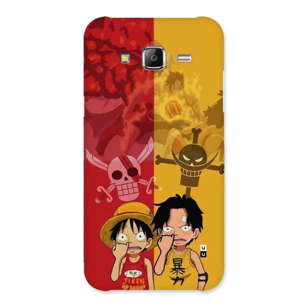 Luffy And Ace Back Case for Galaxy J2 Prime
