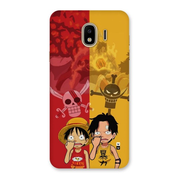 Luffy And Ace Back Case for Galaxy J4